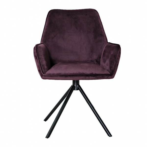 Sturtons - Uno Chair Mulberry Velvet